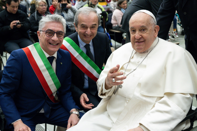 I sindaci di Alba e Bra  all’Udienza Generale del Papa 