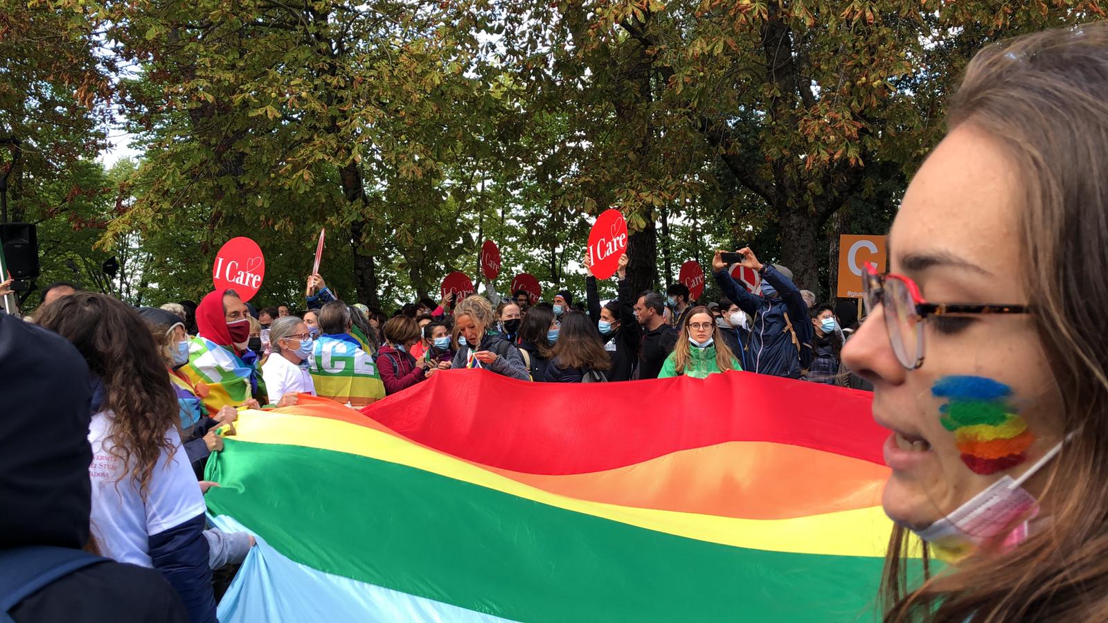 Delegazione braidese alla Marcia per la Pace Perugia-Assisi