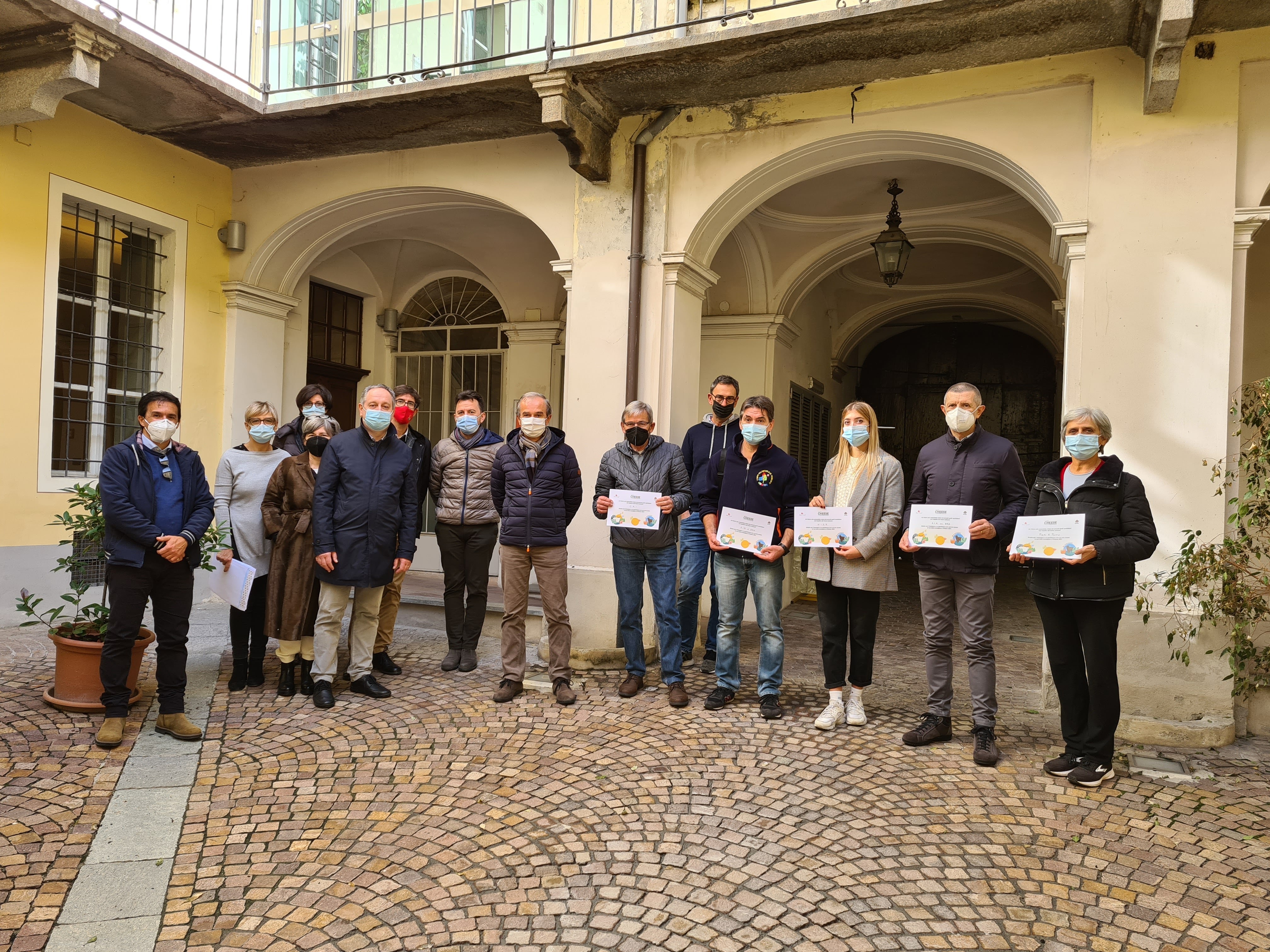 Premiati i volontari che hanno gestito i Presidi del rifiuto a Cheese