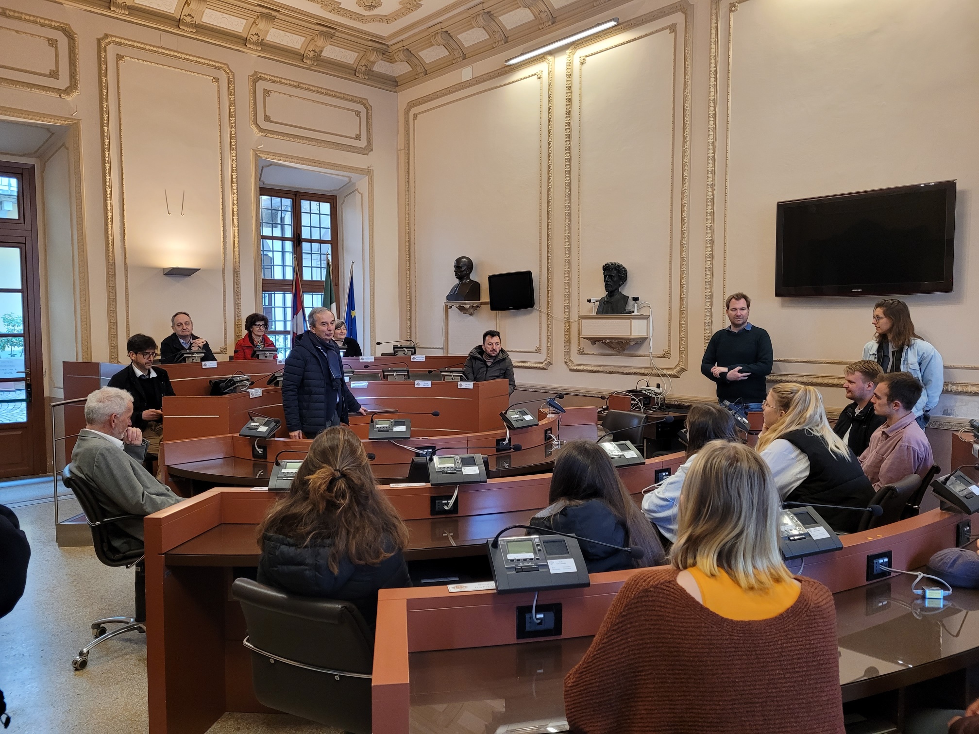 Studenti tedeschi in visita a Bra 