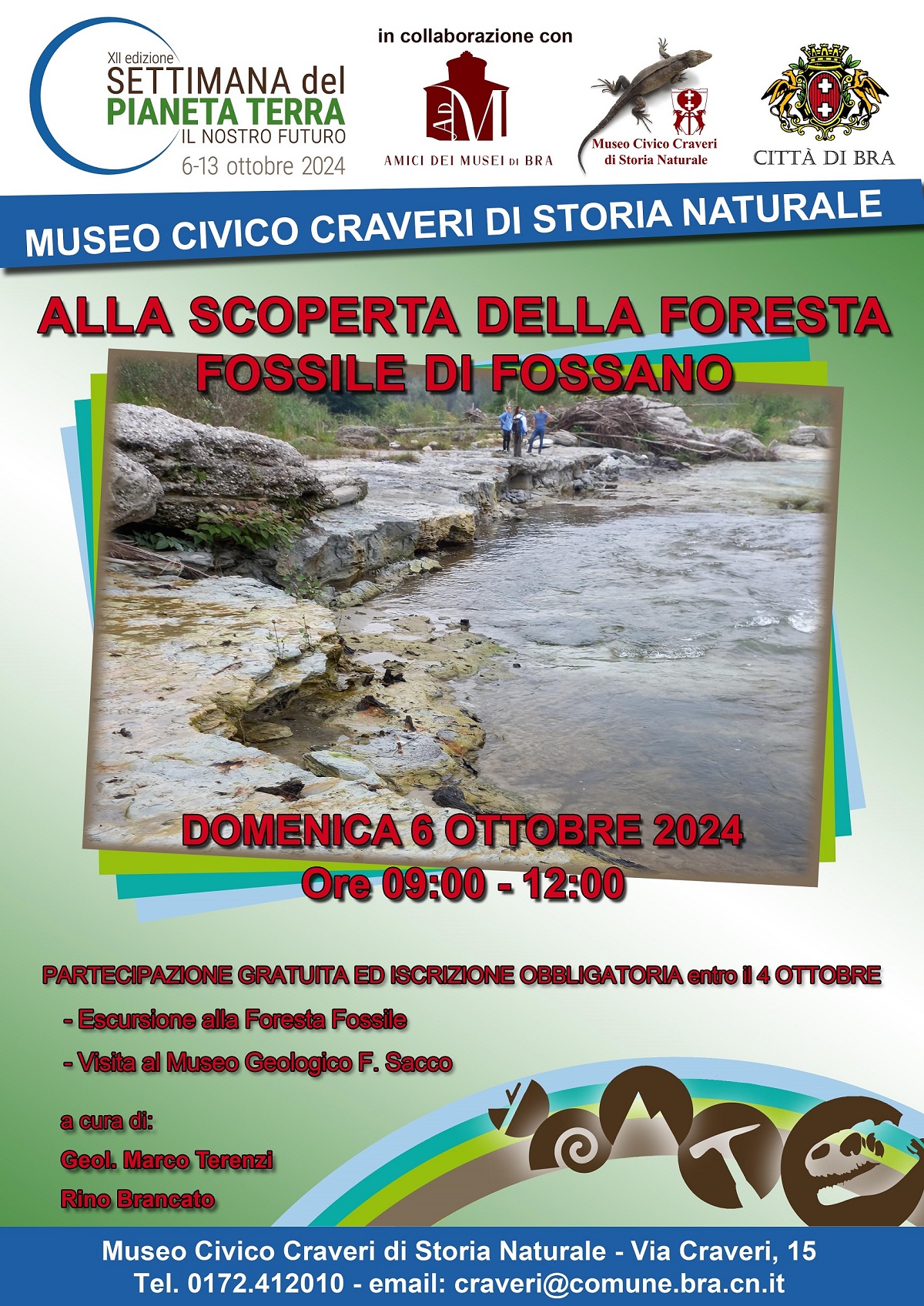 Alla scoperta della foresta fossile di Fossano con il Museo Craveri