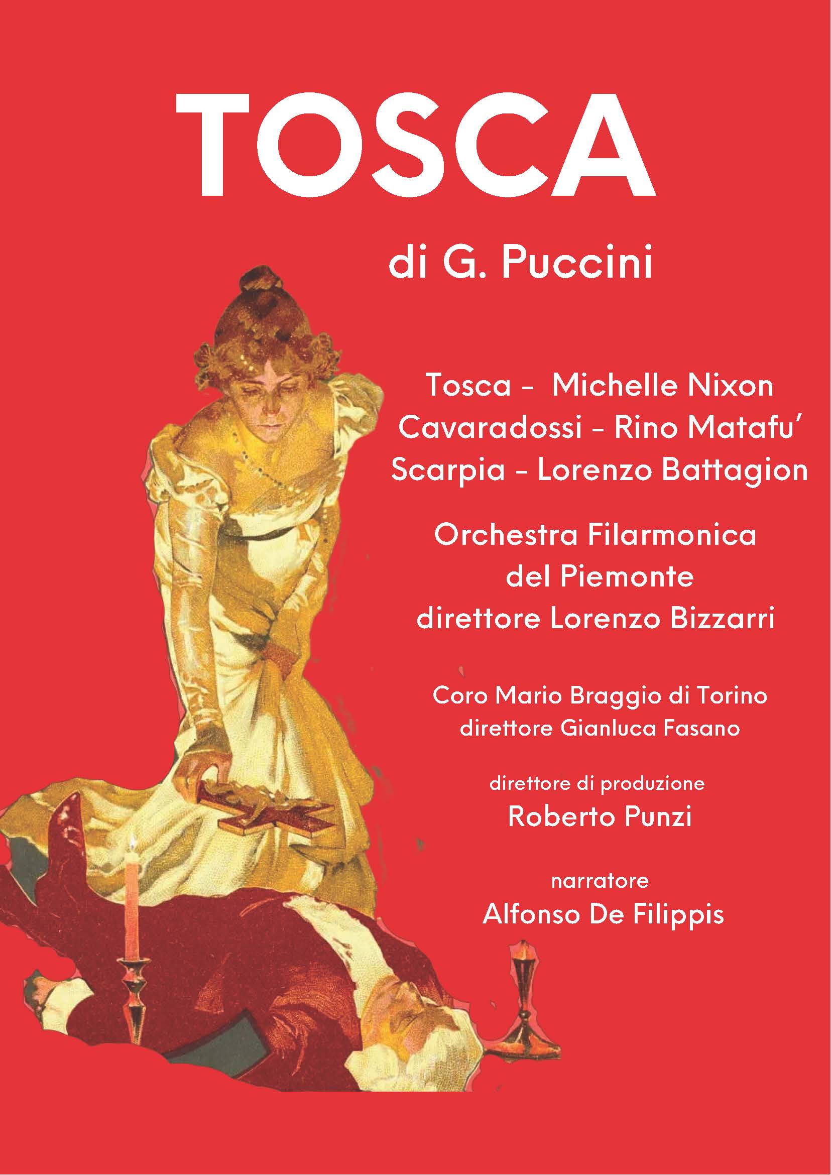 La Tosca di Puccini protagonista dell’Opera in piazza di Bra