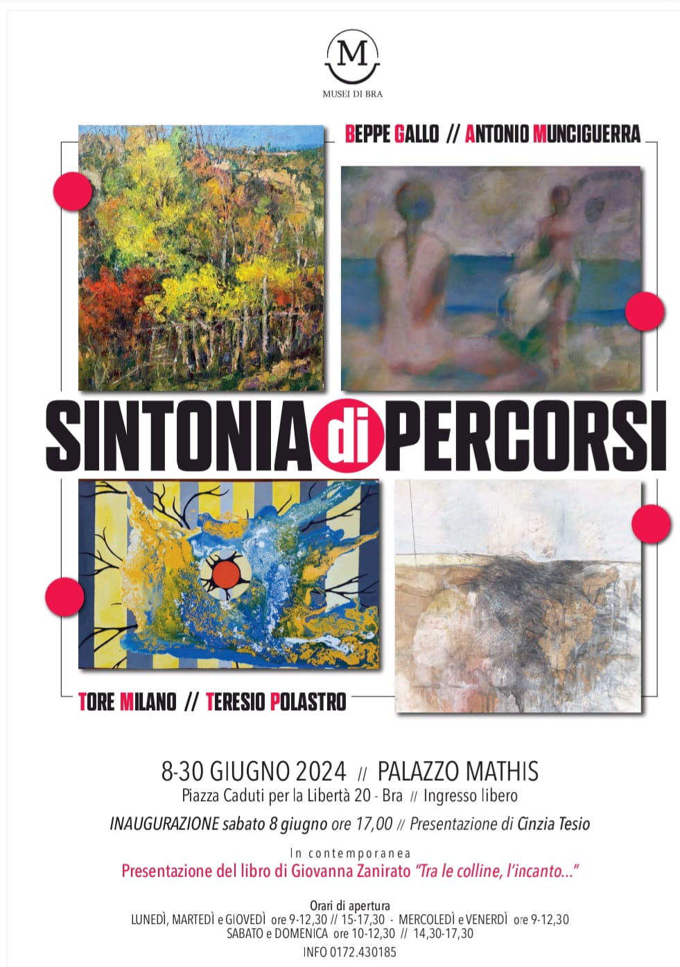 A Palazzo Mathis la mostra “Sintonia di Percorsi”