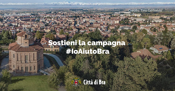 #IoAiutoBra: prosegue la campagna di solidarietà per la città.  Da oggi attivi anche Satispay e PayPal