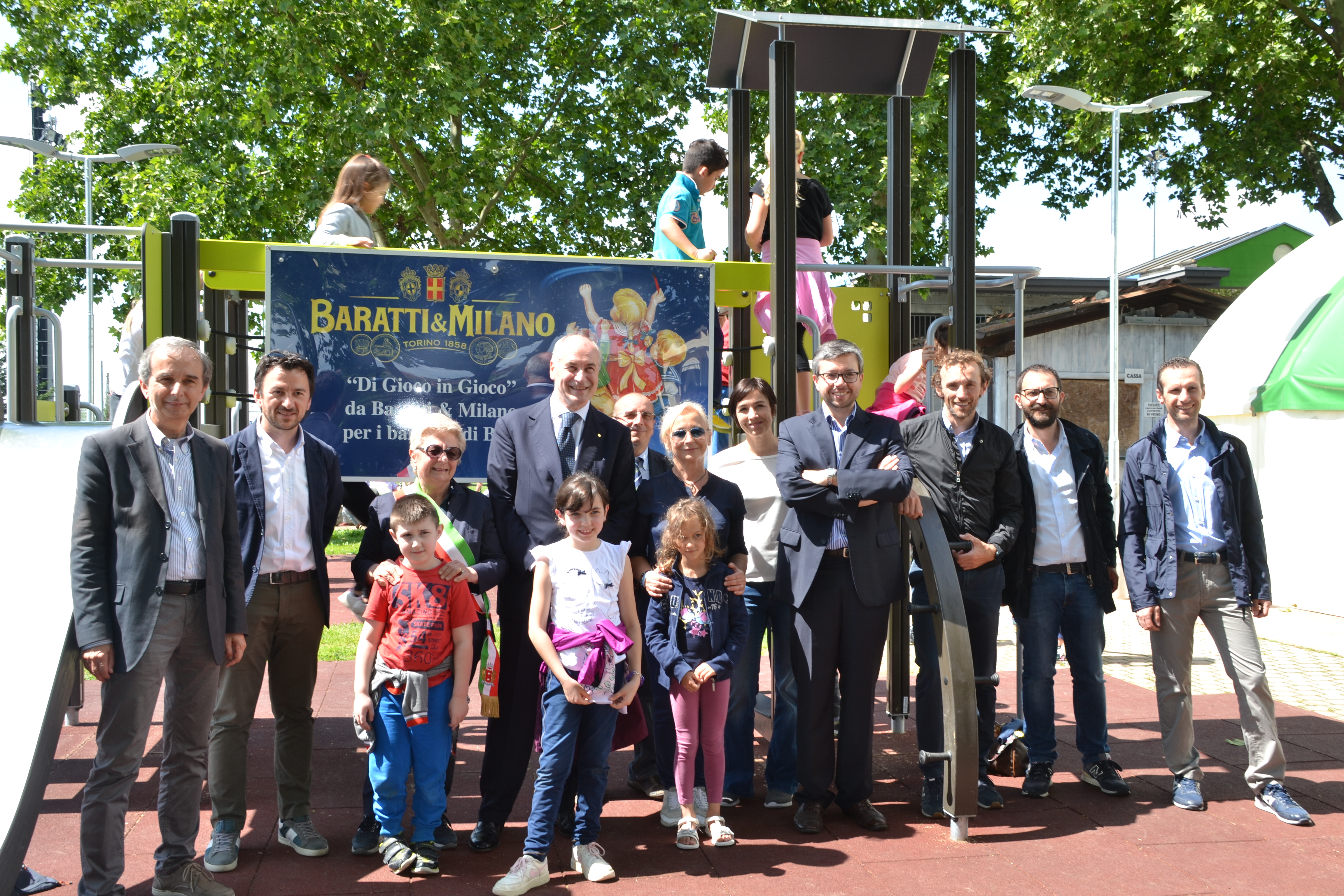 Nuova area giochi in frazione Bandito
