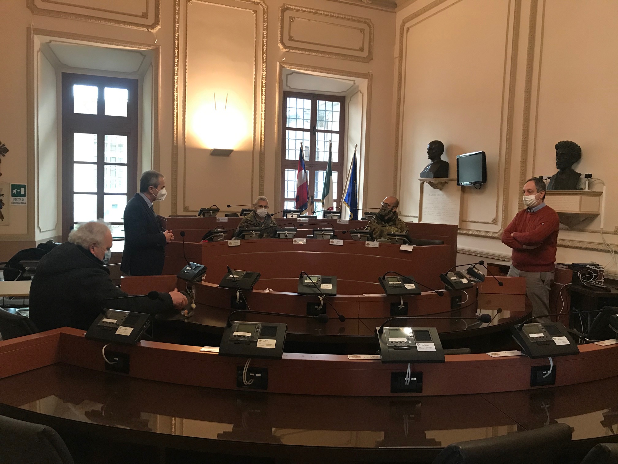 Bra riceve la visita del comandante del II Reggimento Alpini