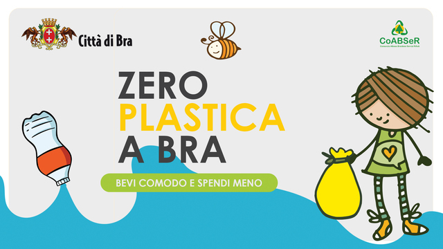 C'è ancora tempo per partecipare alla campagna "Zero plastica a Bra - Bevi comodo e spendi meno"