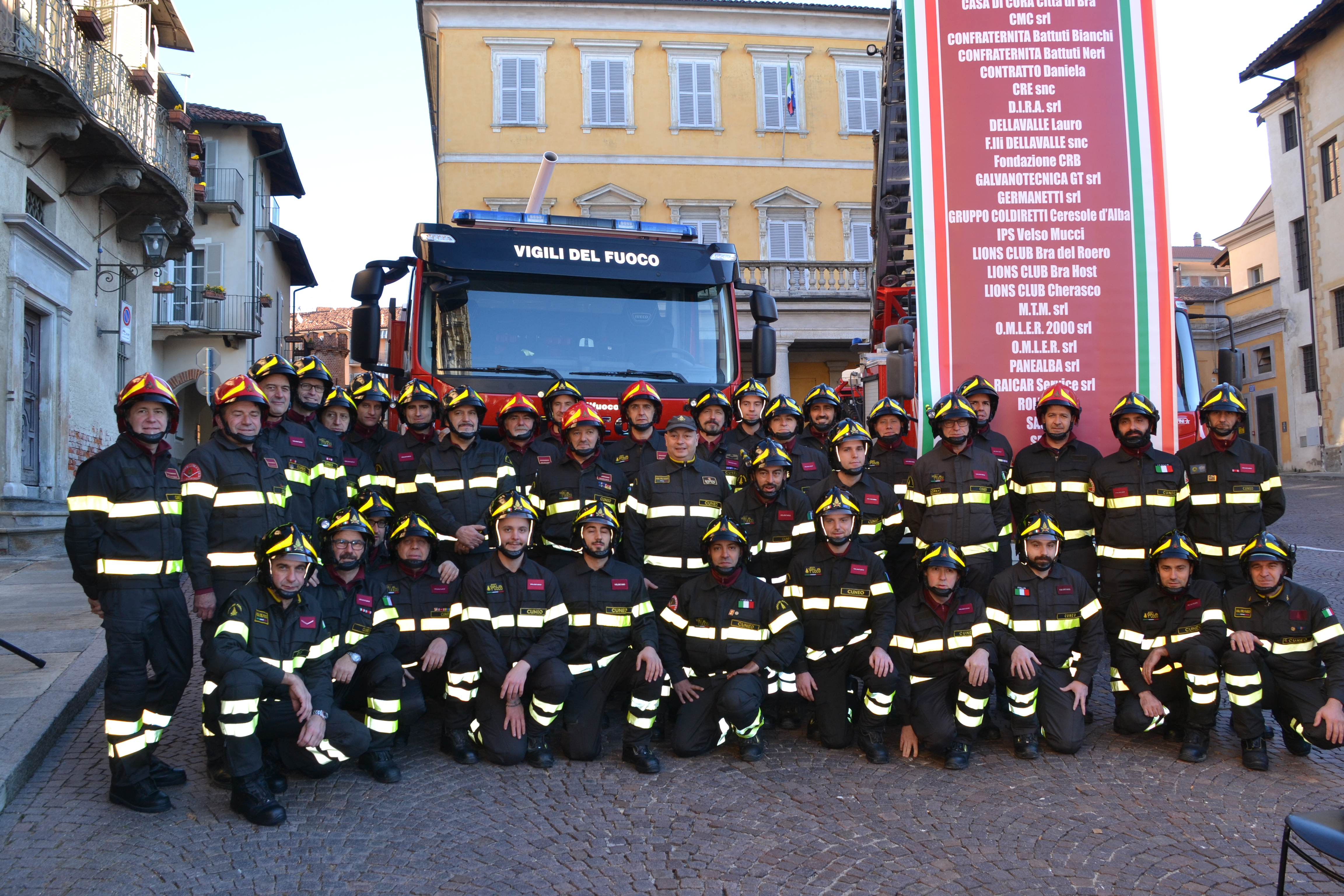 Bra: un nuovo mezzo a servizio dei Vigili del Fuoco volontari