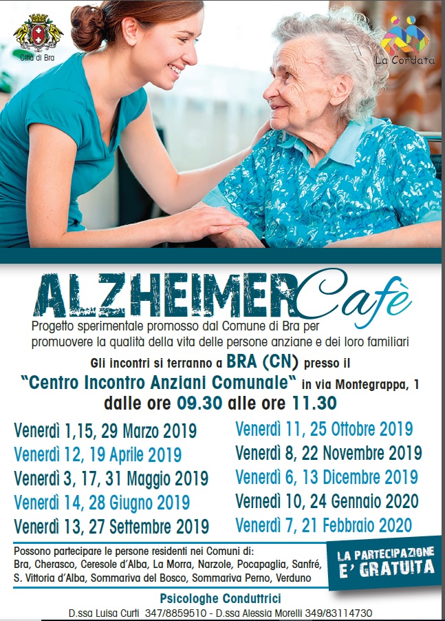 Nuovi incontri a Bra con l’Alzheimer Cafè